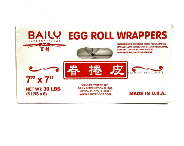 Egg Roll Skin, Thick, Baily