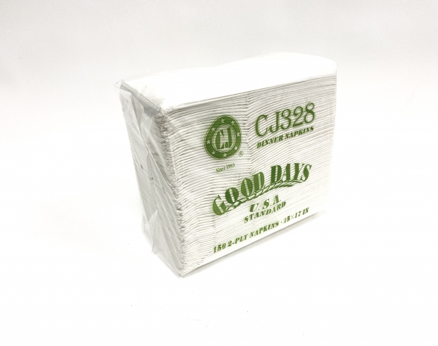 CJ328 Dinner Napkin, 2Ply, 15*17"